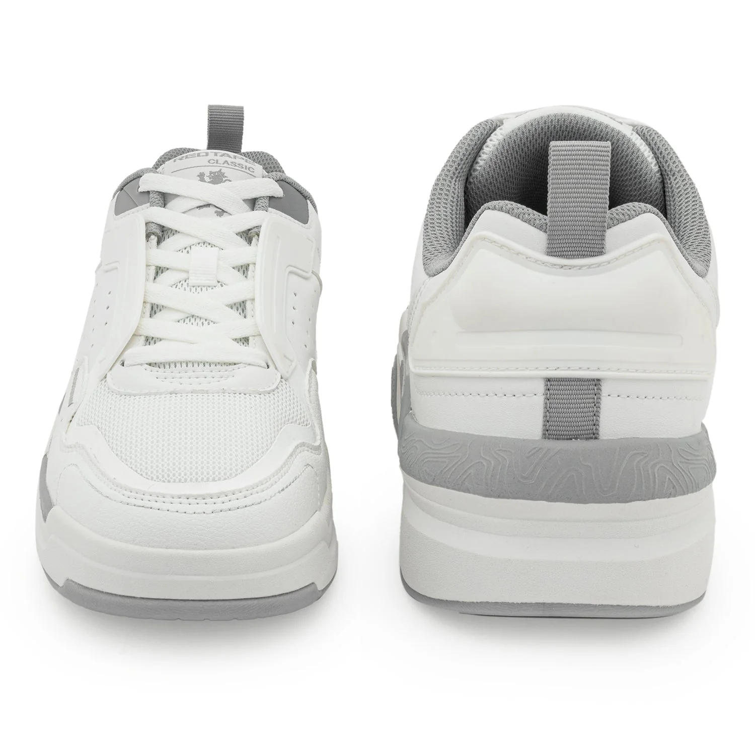 Sneakers for Men in White and Grey | Lifestyle  Shoes - Image 4