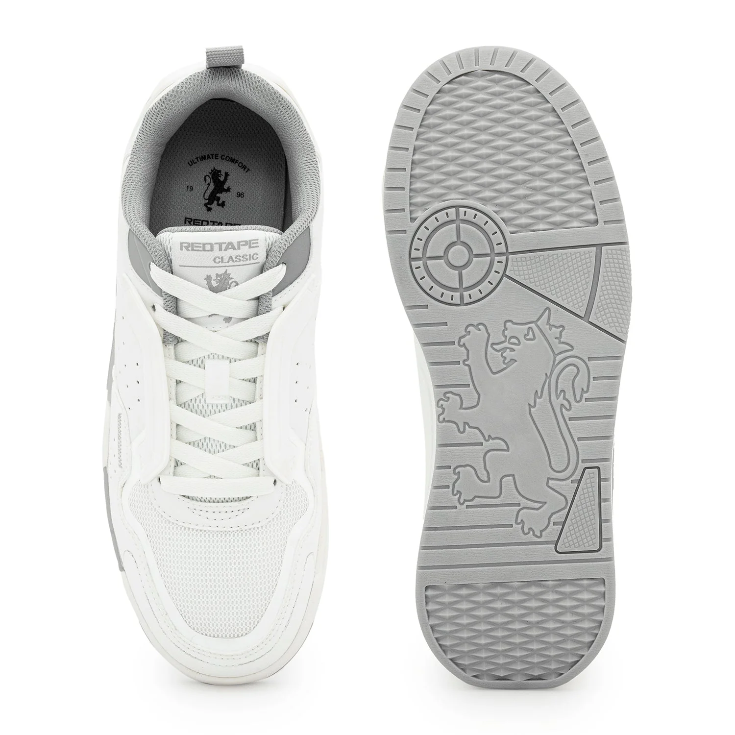 Sneakers for Men in White and Grey | Lifestyle  Shoes - Image 5