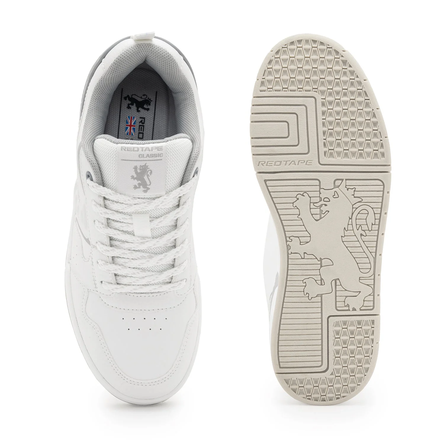 Sneakers for Women in Grey and White | Casual Low-Cut Lifestyle Shoes. - Image 5