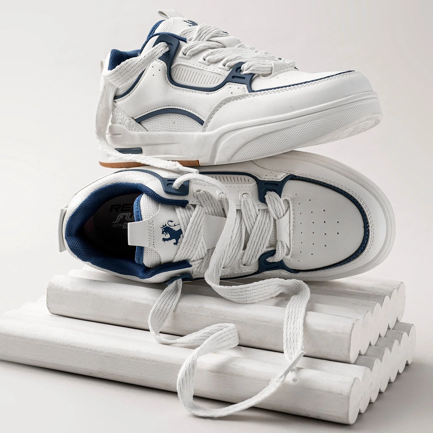 Sneakers for Women in White and Navy | Lifestyle Shoes - Image 6