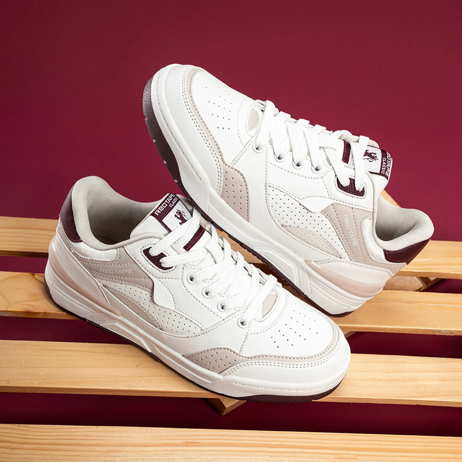 Sneakers for Women in White Wine | Lifestyle Shoes - Image 6