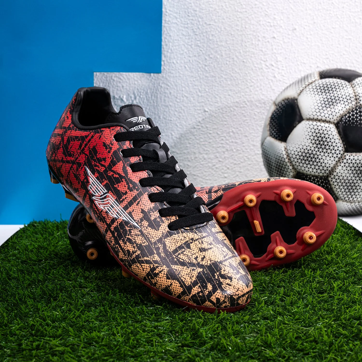 Soccer Football Sports Shoes for Men | High Performance, Cushioned Support, Anti-Skid & Superior Comfort | Suitable for Rugby, Lawn Hockey, Baseball Sports - Image 6