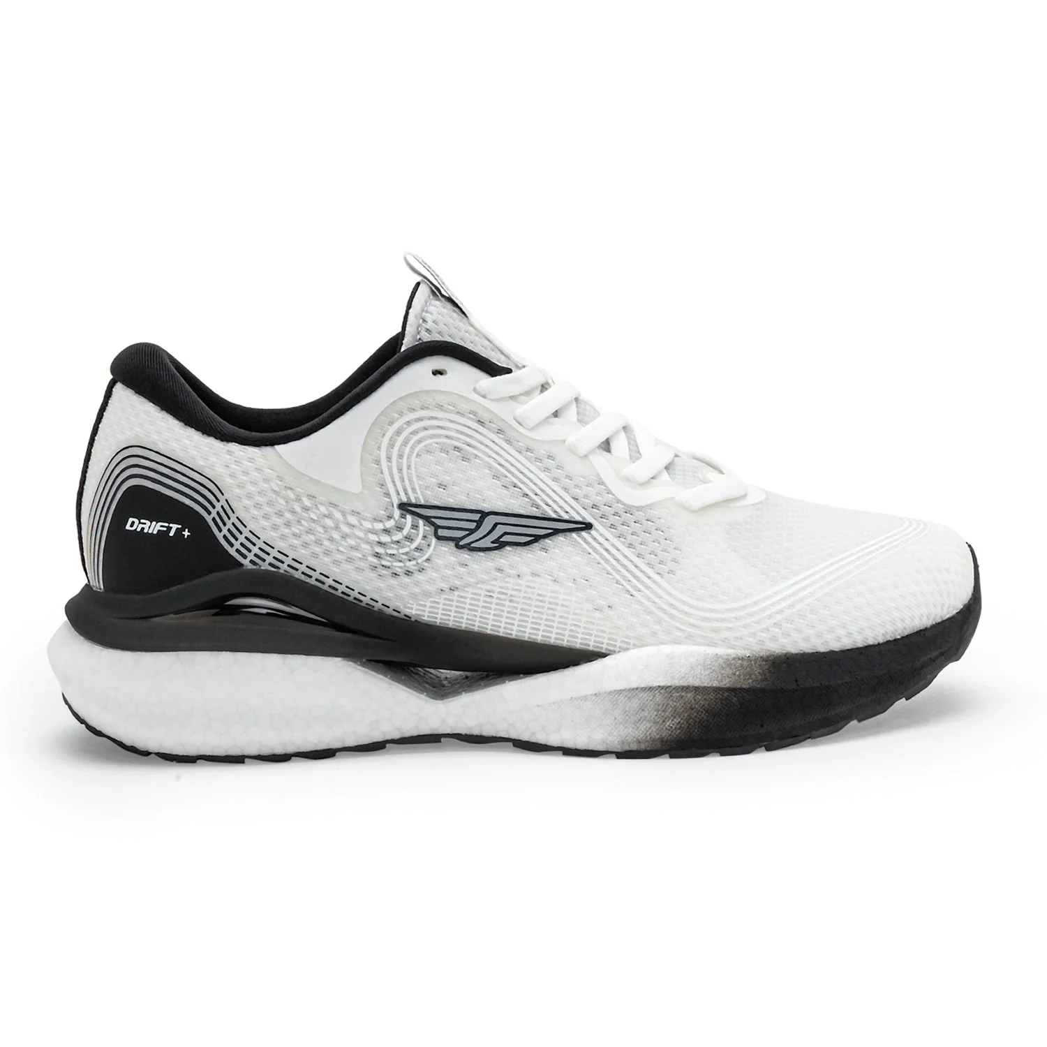 Sports Shoes for Men in Black and Off White | Athleisure Shoes - Image 2