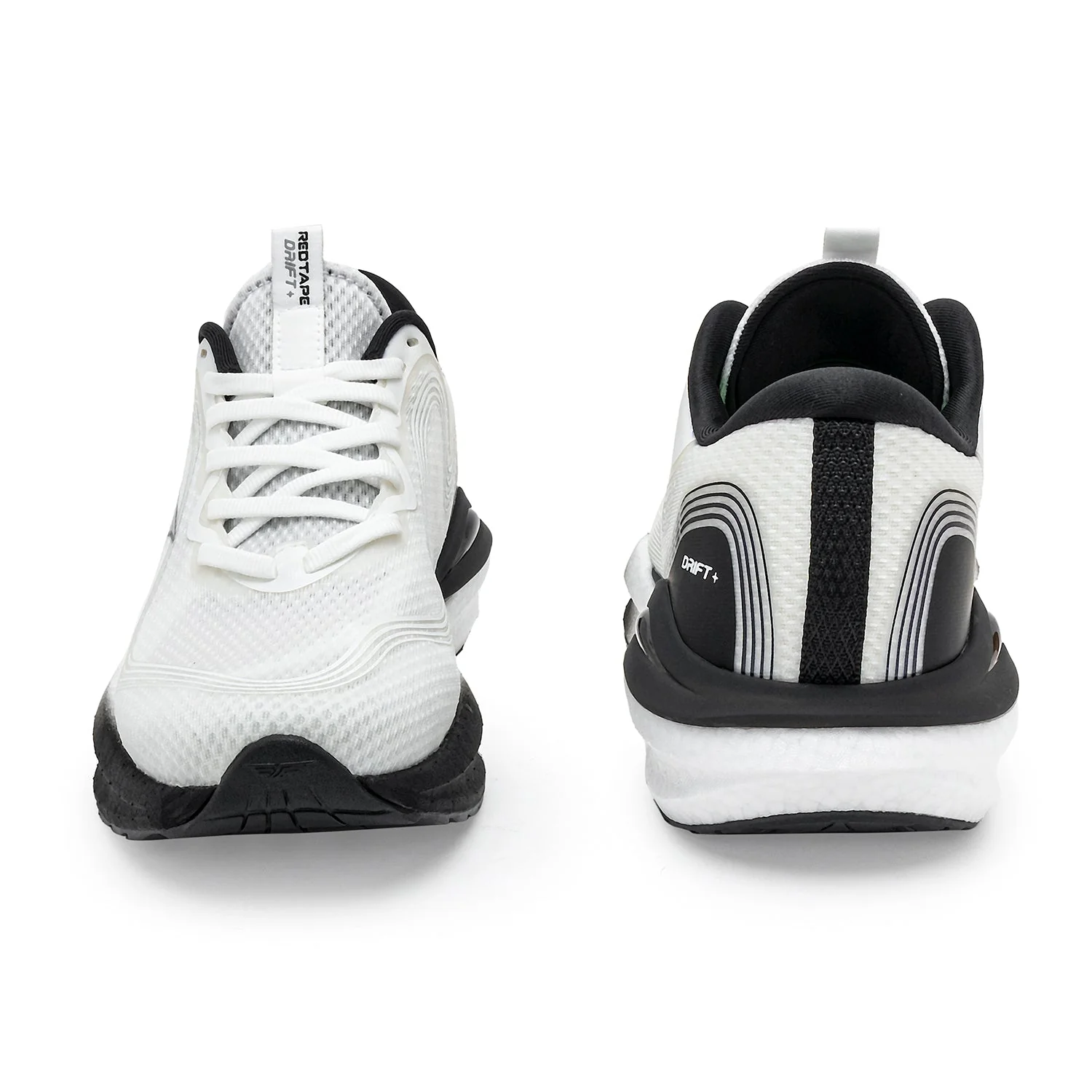 Sports Shoes for Men in Black and Off White | Athleisure Shoes - Image 4