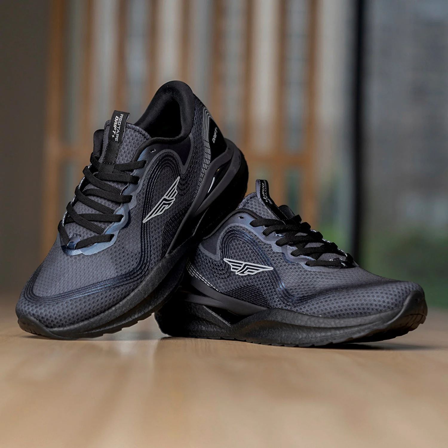 Sports Shoes for Men in Black | Athleisure Shoes - Image 6