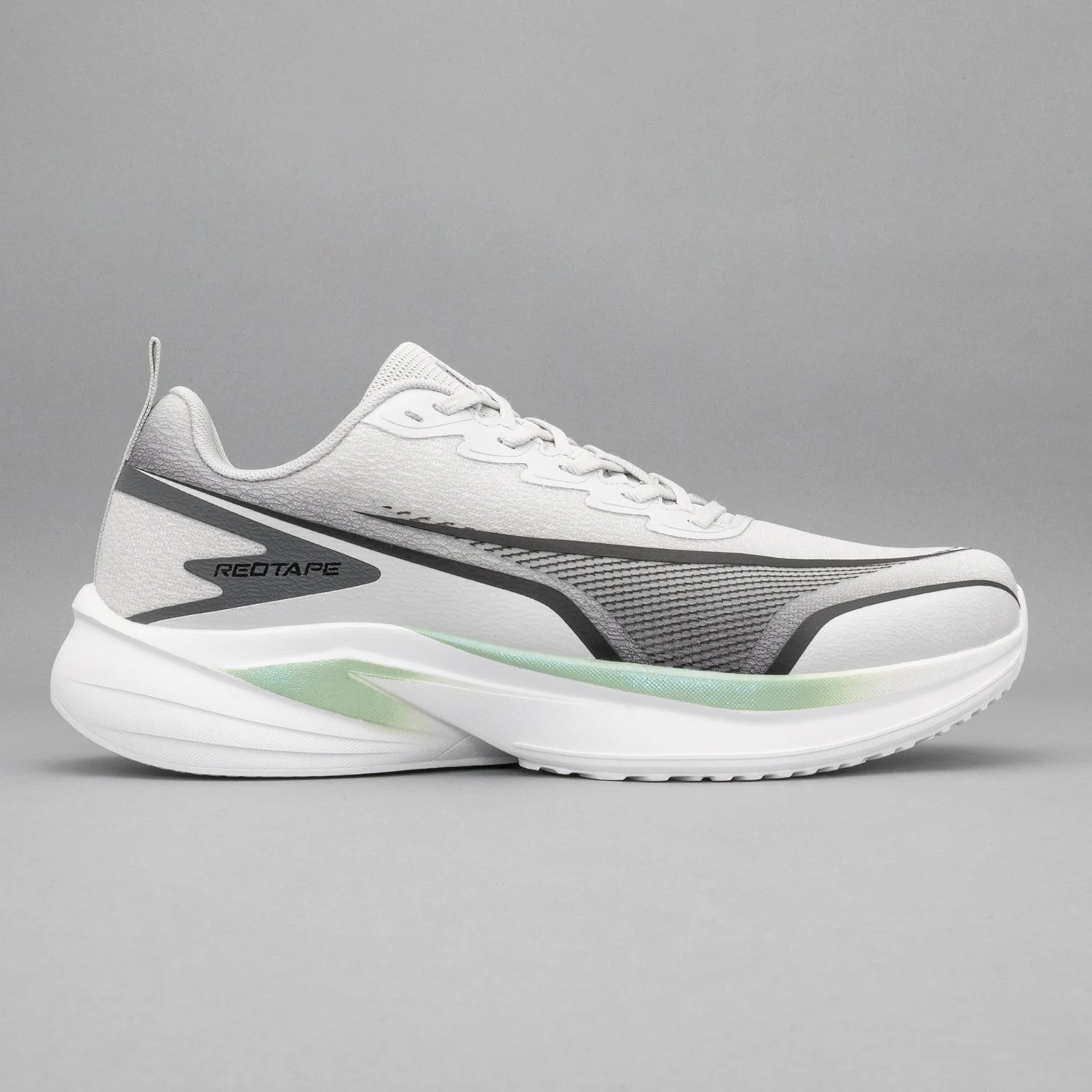 Sports Shoes for Men in Grey and Green | Low-Cut Athleisure Shoes. - Image 2