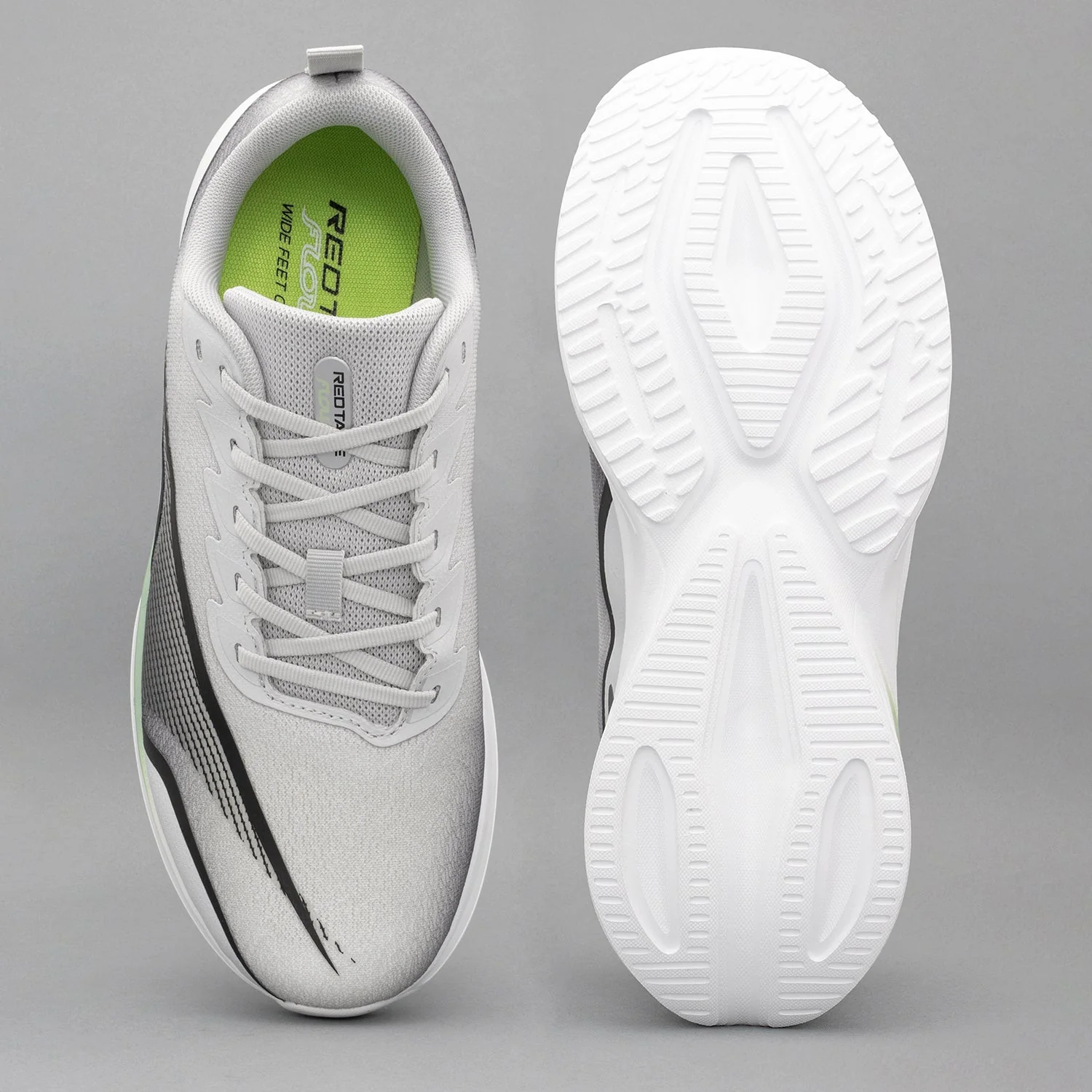 Sports Shoes for Men in Grey and Green | Low-Cut Athleisure Shoes. - Image 5