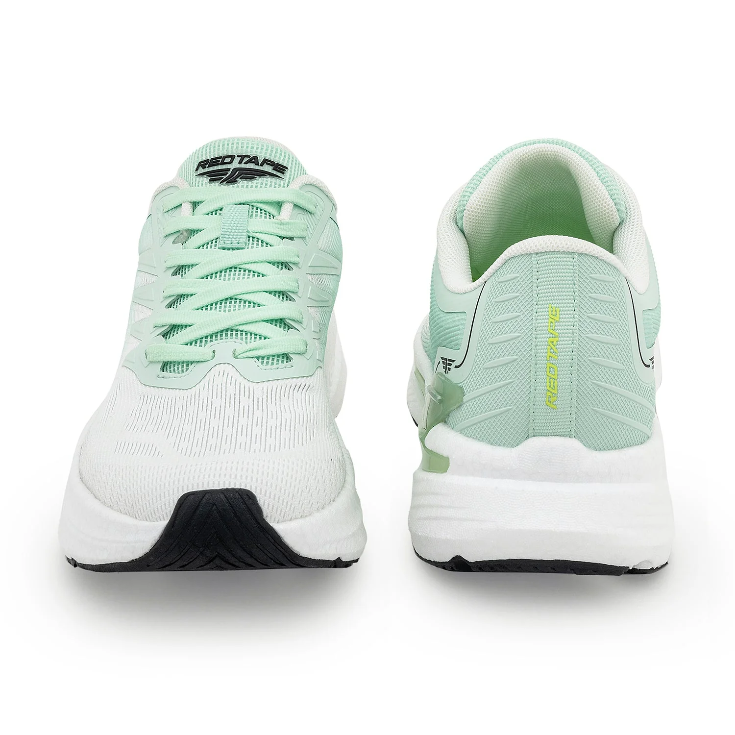 Sports Shoes for Men in White and Green | Athleisure Shoes - Image 4