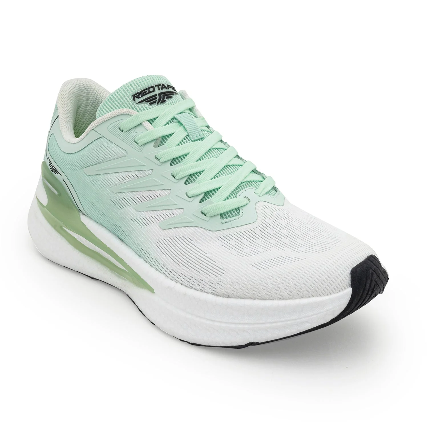 Sports Shoes for Men in White and Green | Athleisure Shoes - Image 7