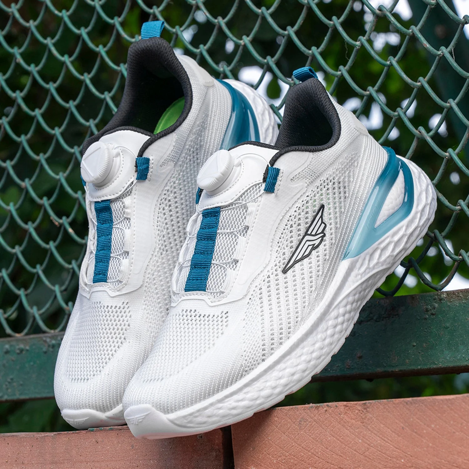 Sports Shoes for Men in White | Athleisure Shoes - Image 6