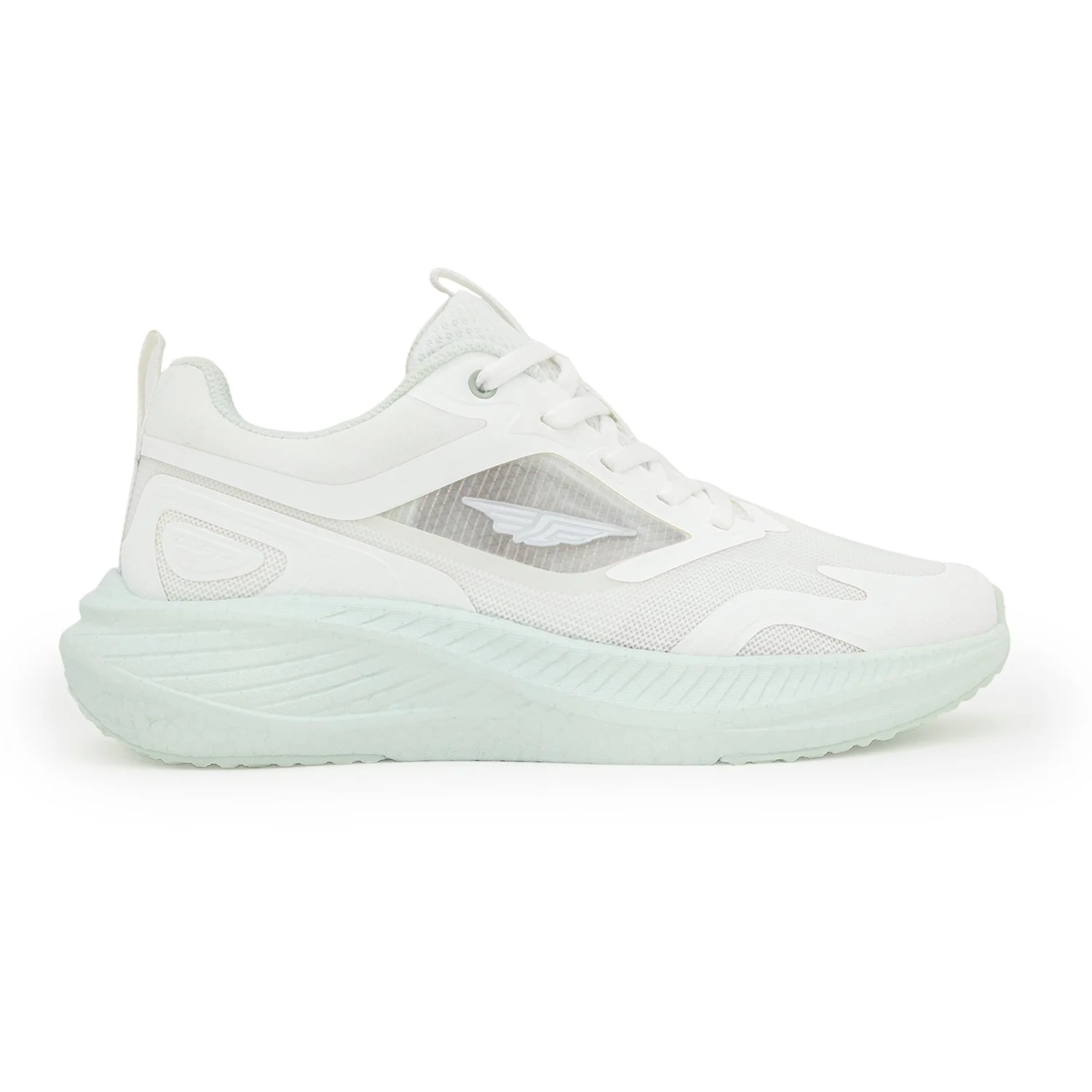 Sports Shoes for Women in White and Green | Athleisure Shoes - Image 2