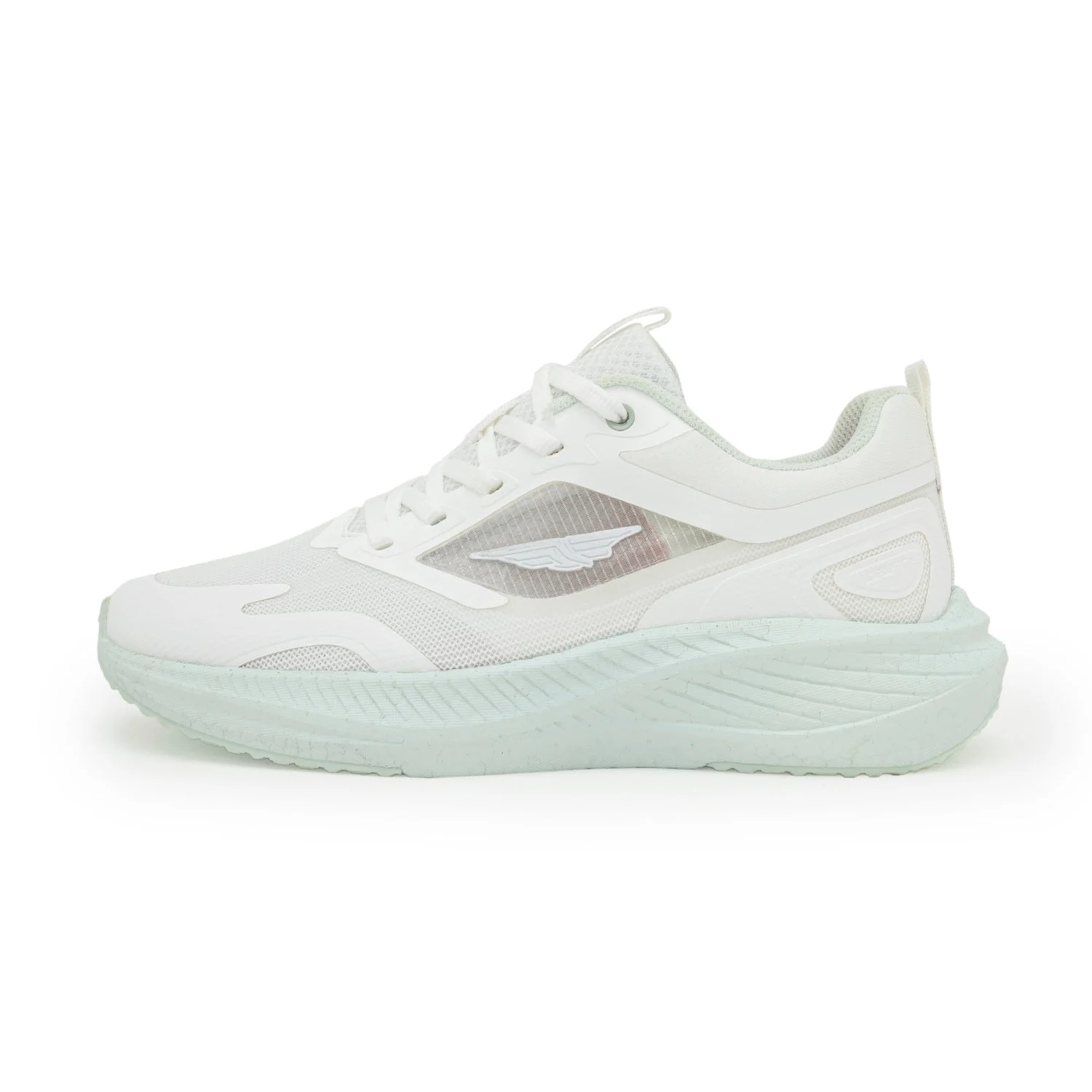 Sports Shoes for Women in White and Green | Athleisure Shoes - Image 3