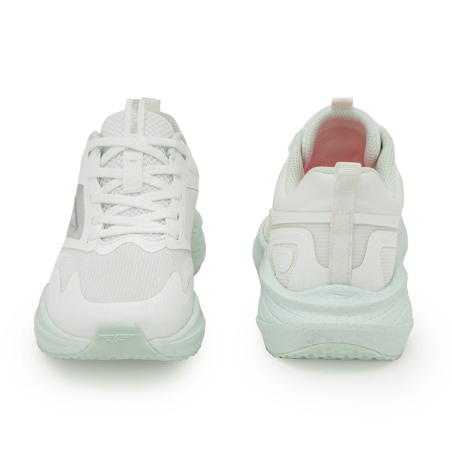 Sports Shoes for Women in White and Green | Athleisure Shoes - Image 4