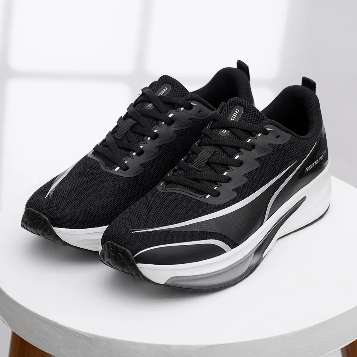Sports Shoes for Men in Black | Athleisure Running Shoes - Image 6