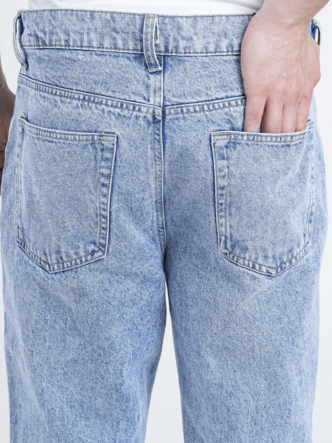 Straight Fit Blue Jeans for Men | Classic Everyday Denim - Image 5