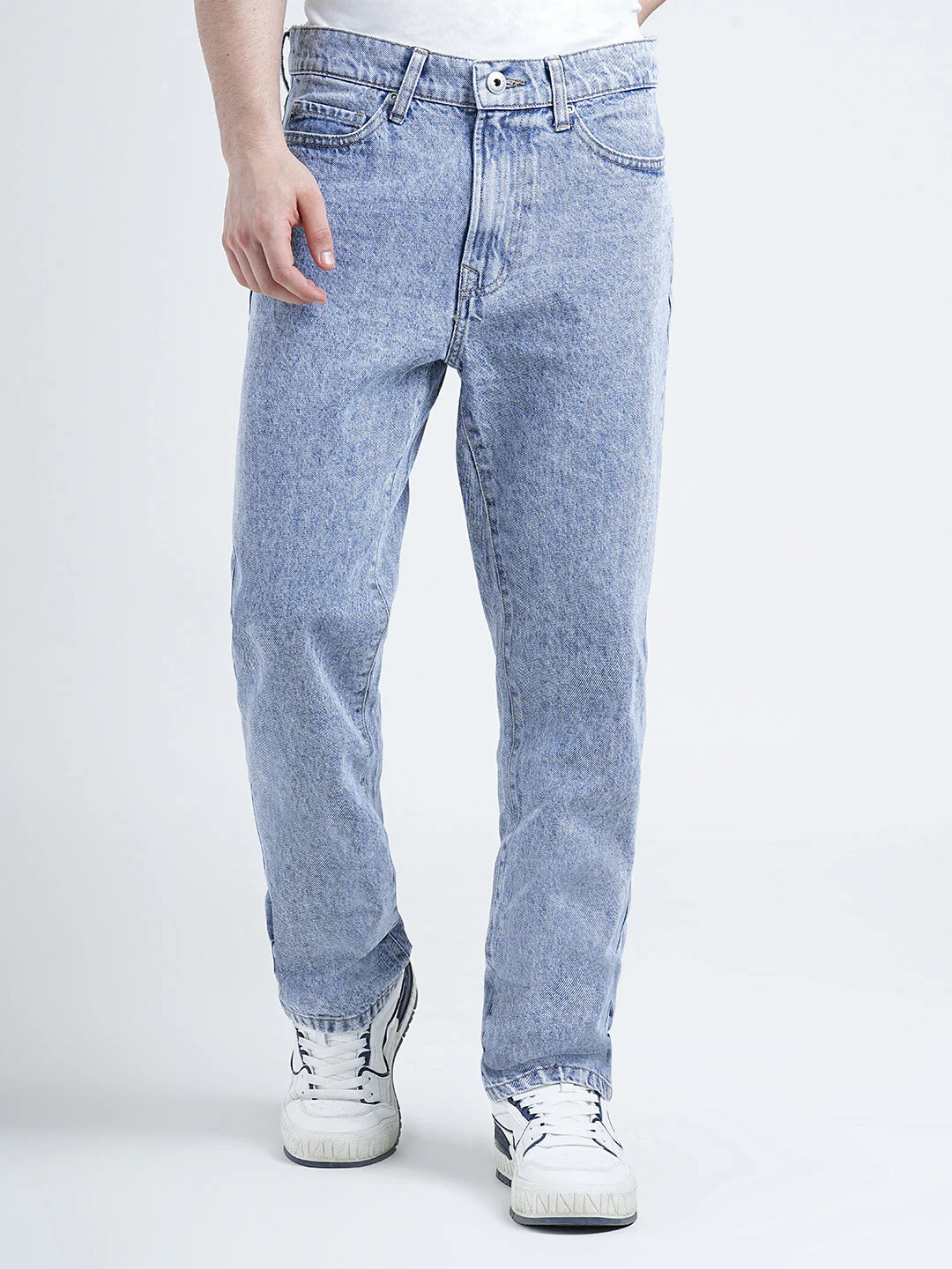 Straight Fit Blue Jeans for Men | Classic Everyday Denim - Image 6