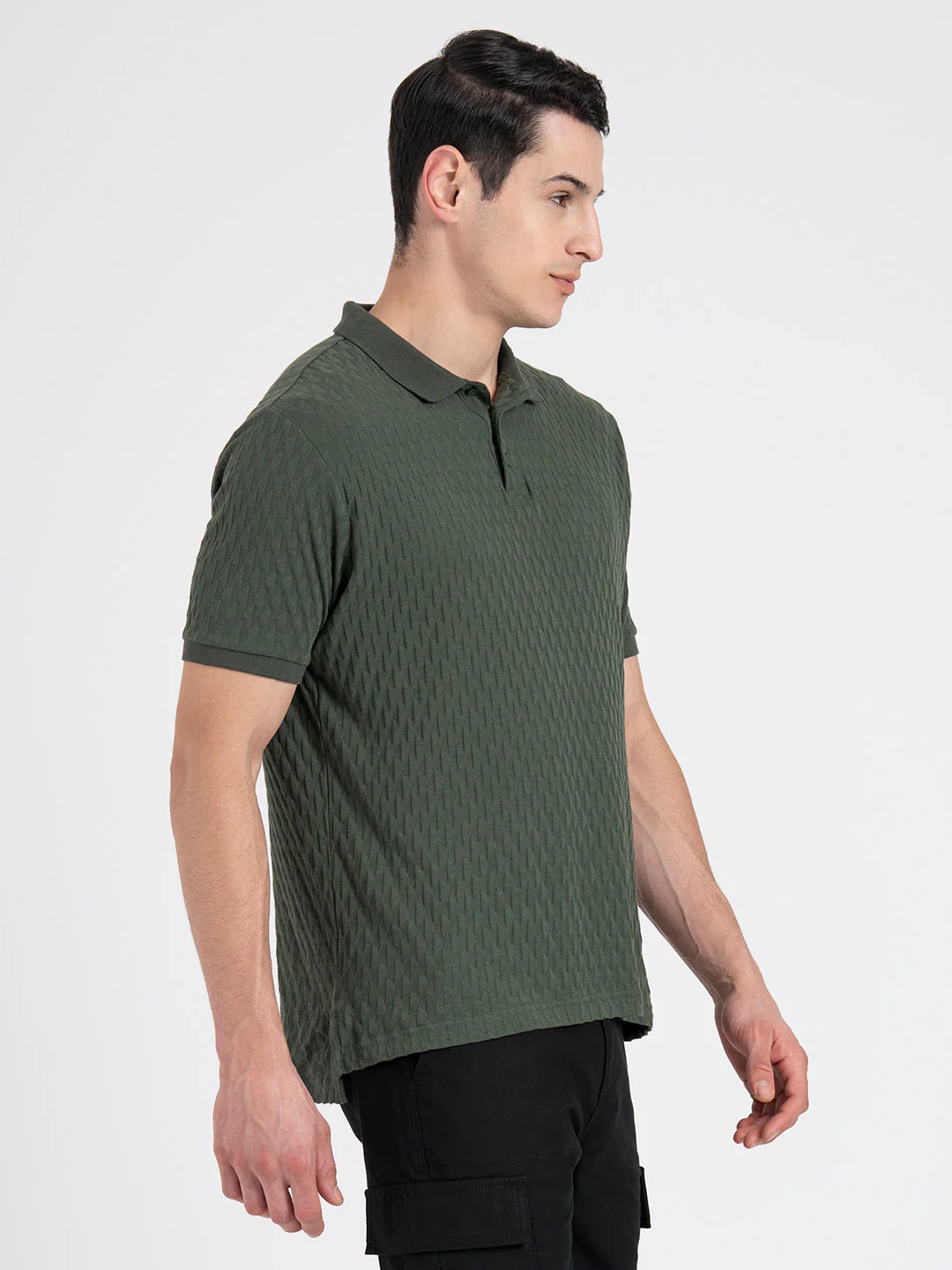 Structured Polo T-Shirt for Men - Image 4