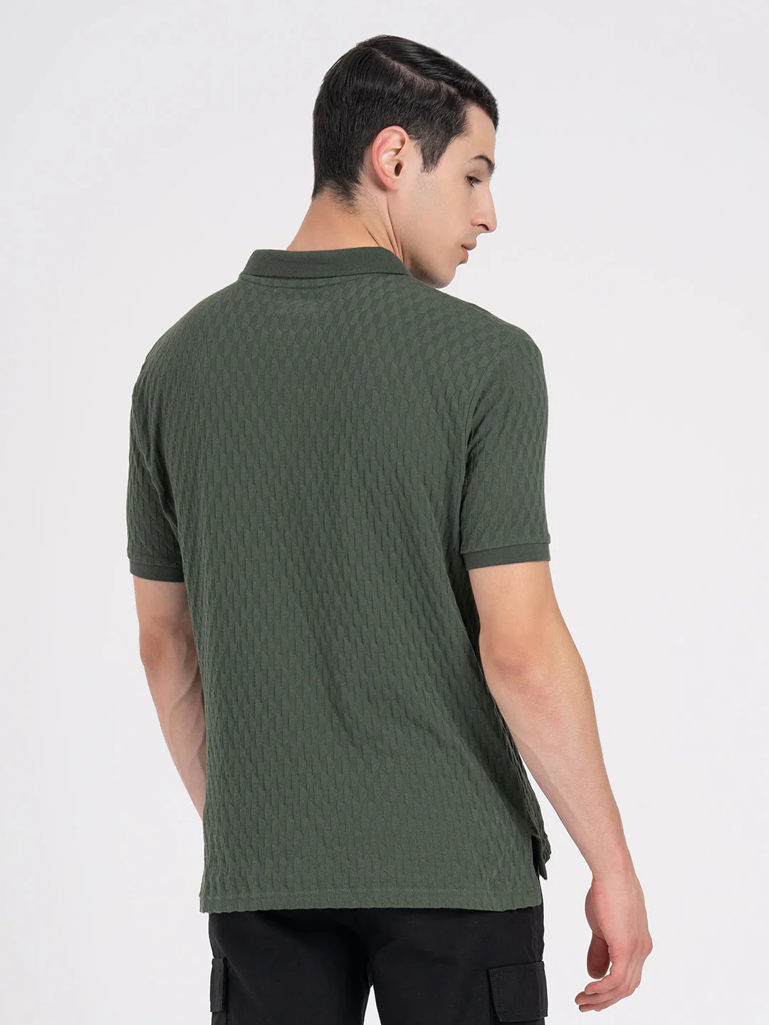 Structured Polo T-Shirt for Men - Image 5