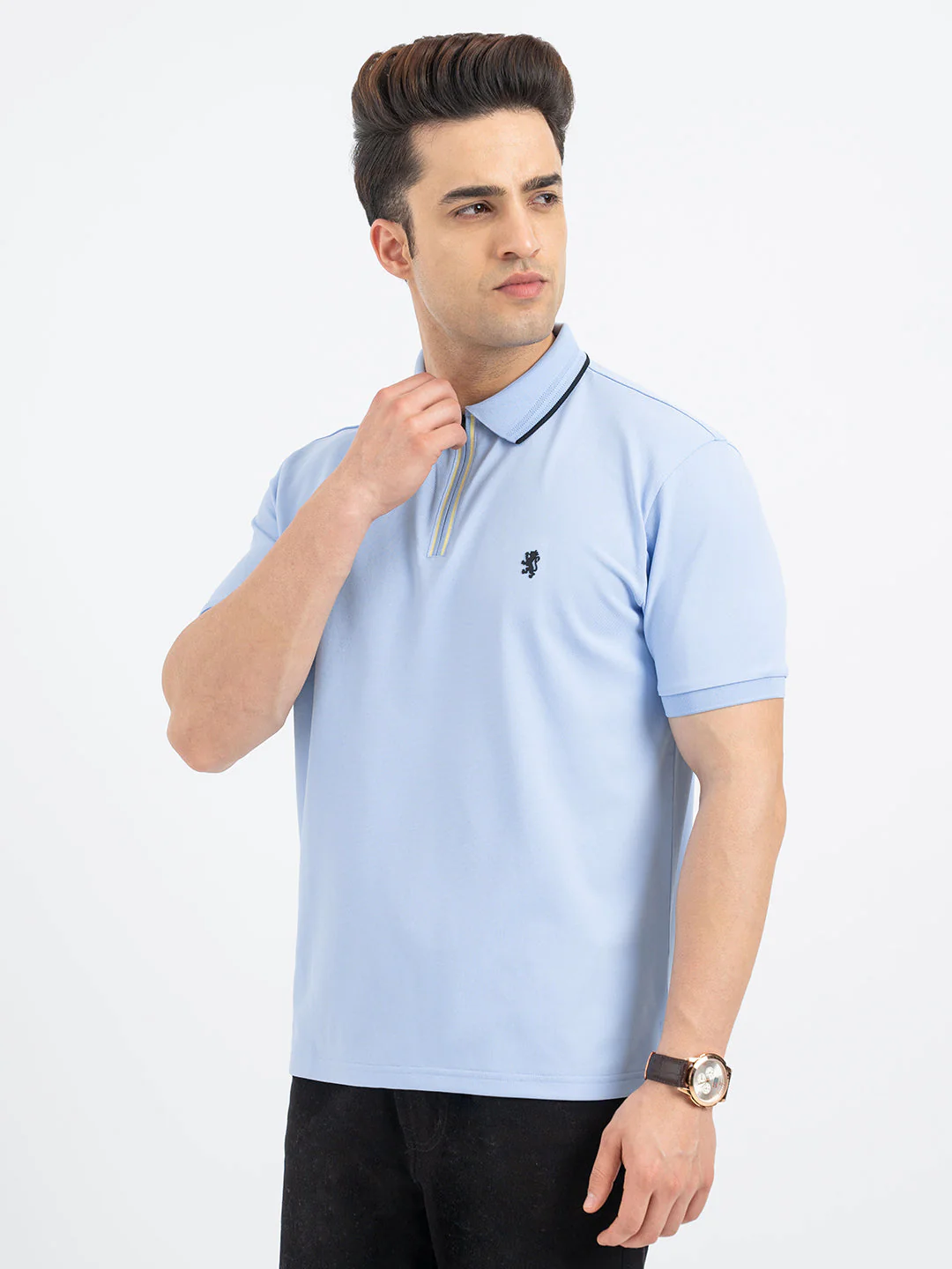T Shirts for Men in Blue - Image 2
