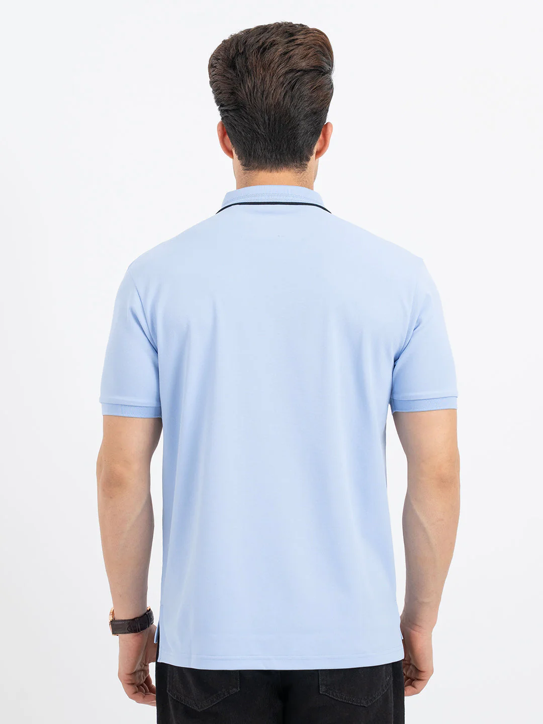 T Shirts for Men in Blue - Image 3