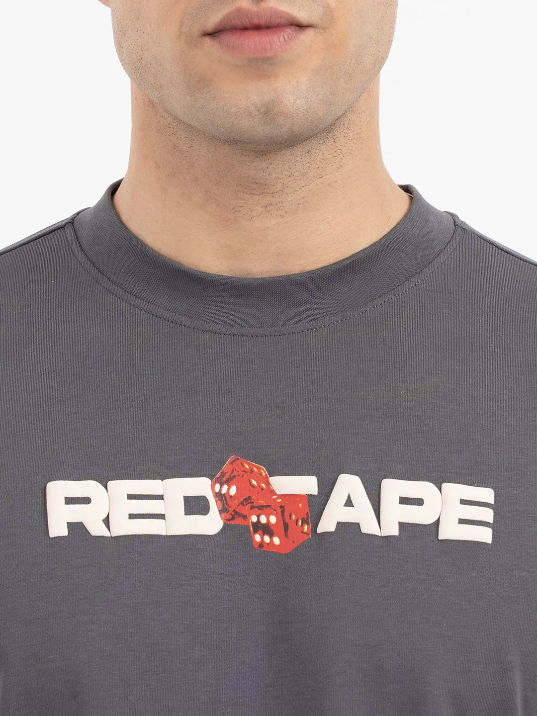 T Shirts for Men in Dark Grey - Image 3