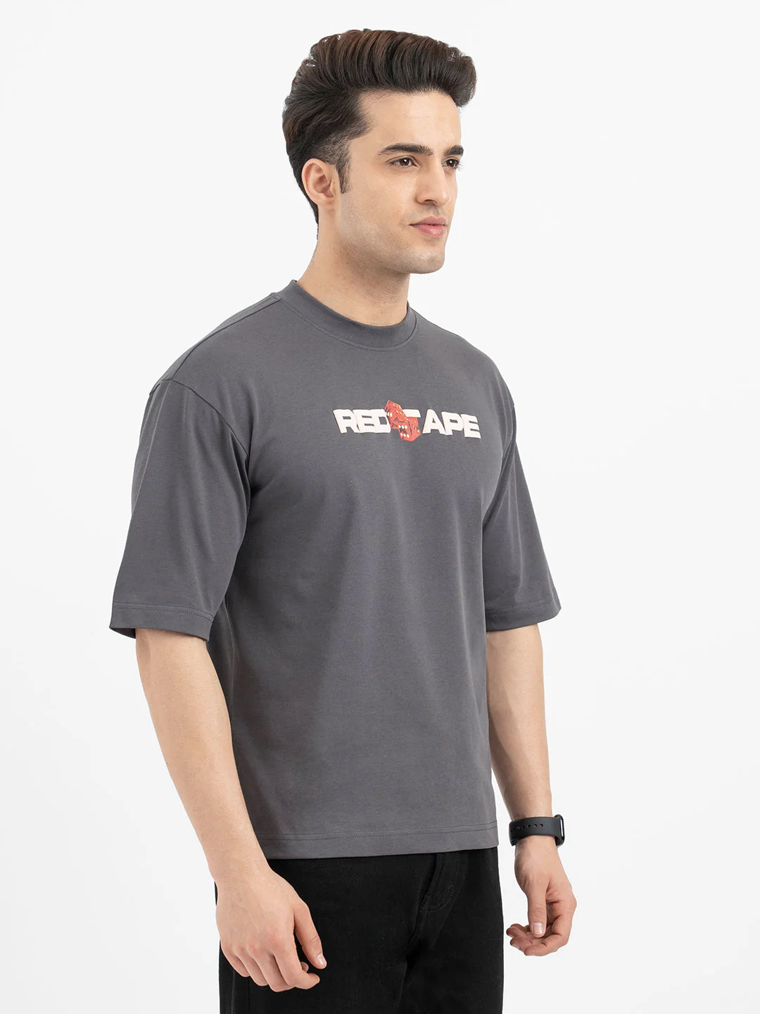 T Shirts for Men in Dark Grey - Image 6