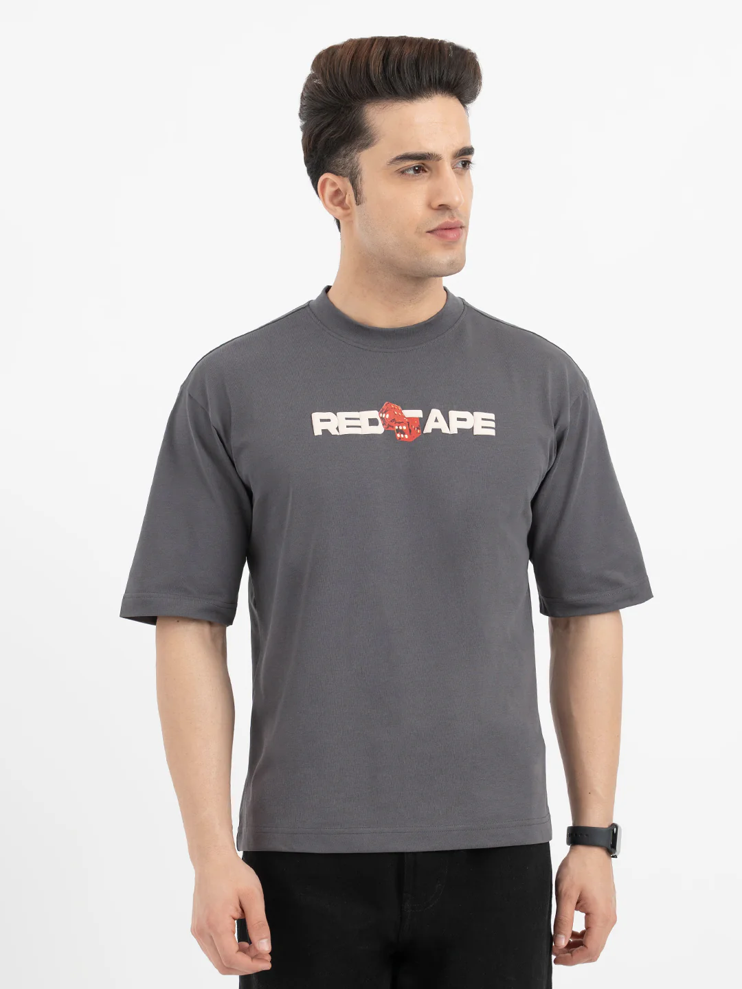 T Shirts for Men in Dark Grey - Image 7
