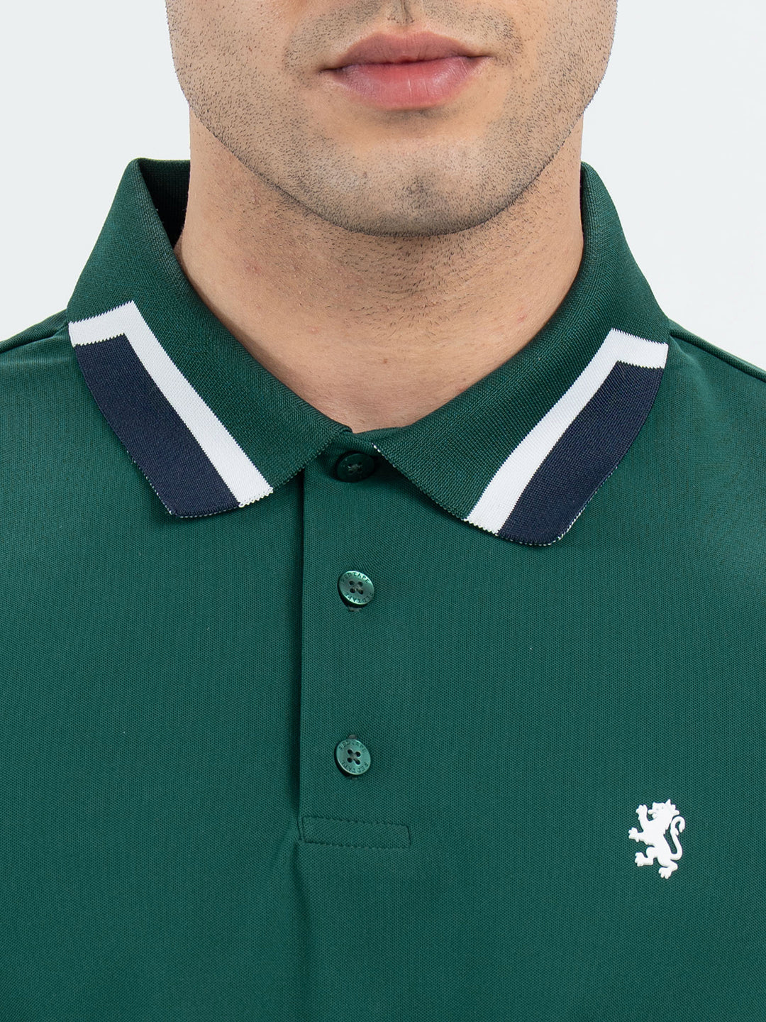 T Shirts for Men in Forest Green | Polo Half Sleeve T Shirt - Image 4