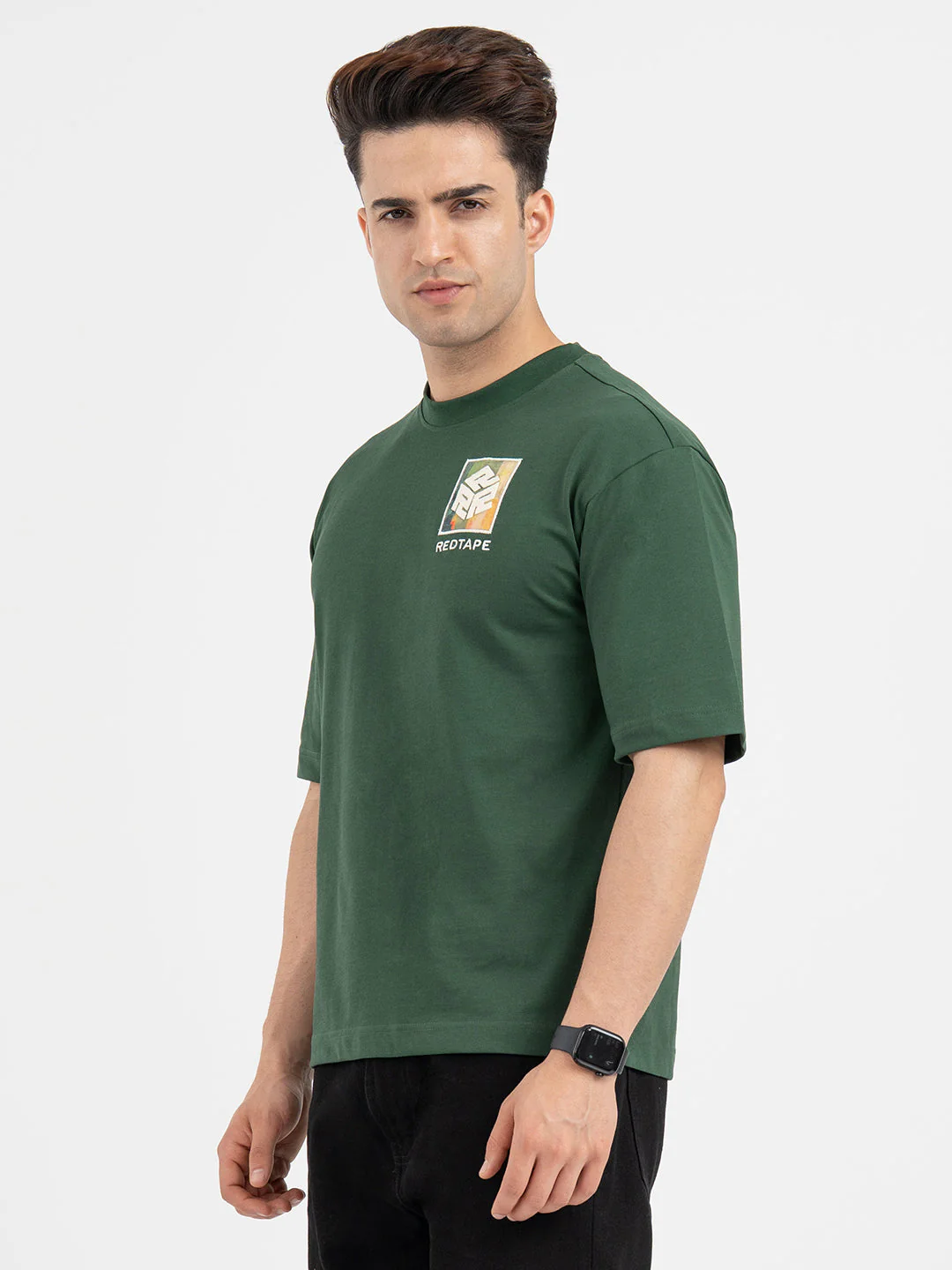 T Shirts for Men in Green - Image 2