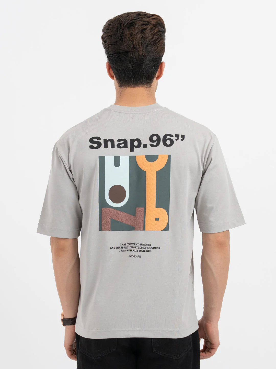 T Shirts for Men in Light Grey - Image 3