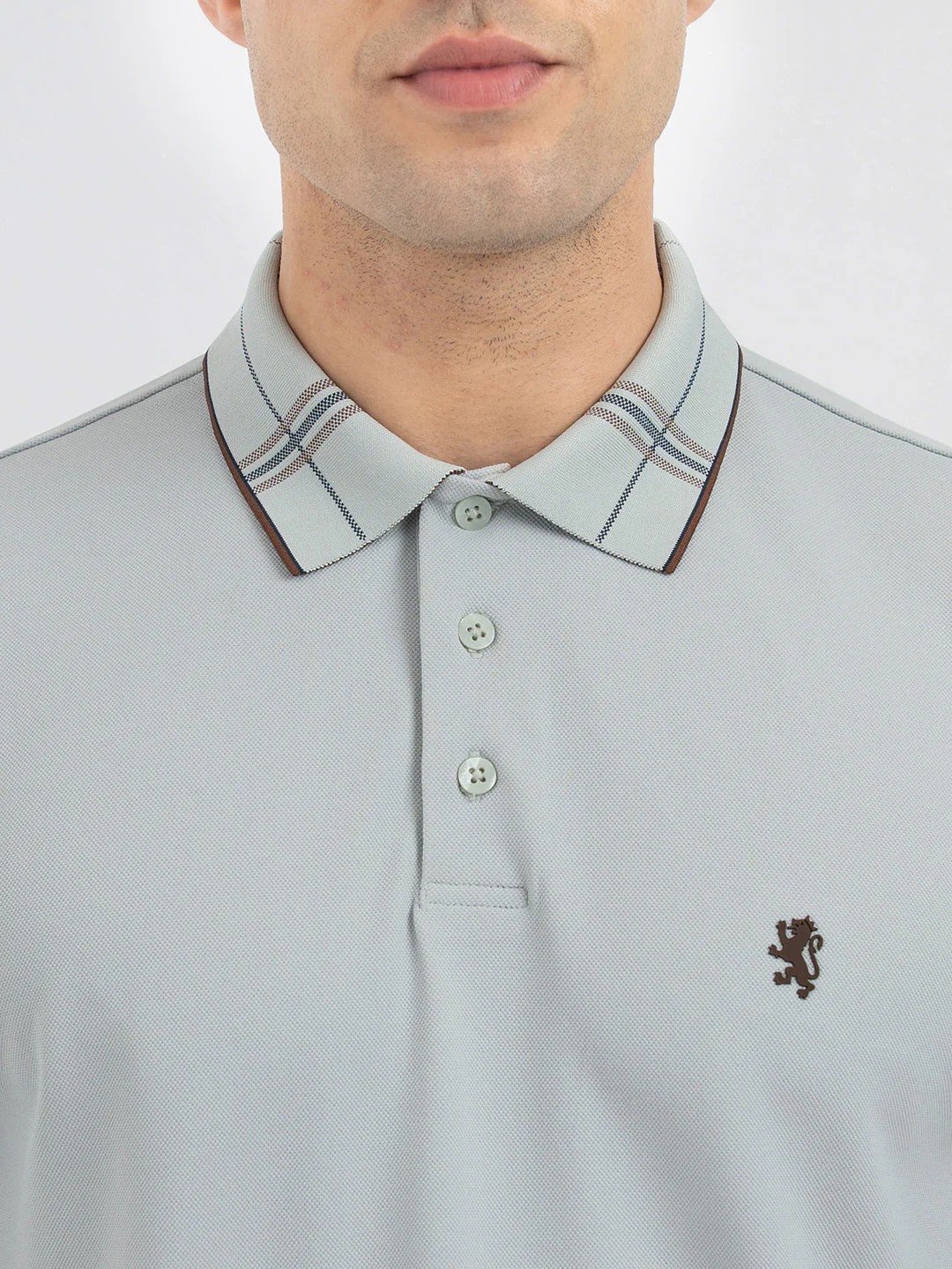 T Shirts for Men in Slate Green - Image 4