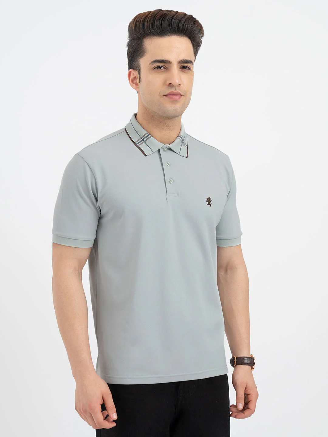 T Shirts for Men in Slate Green - Image 6