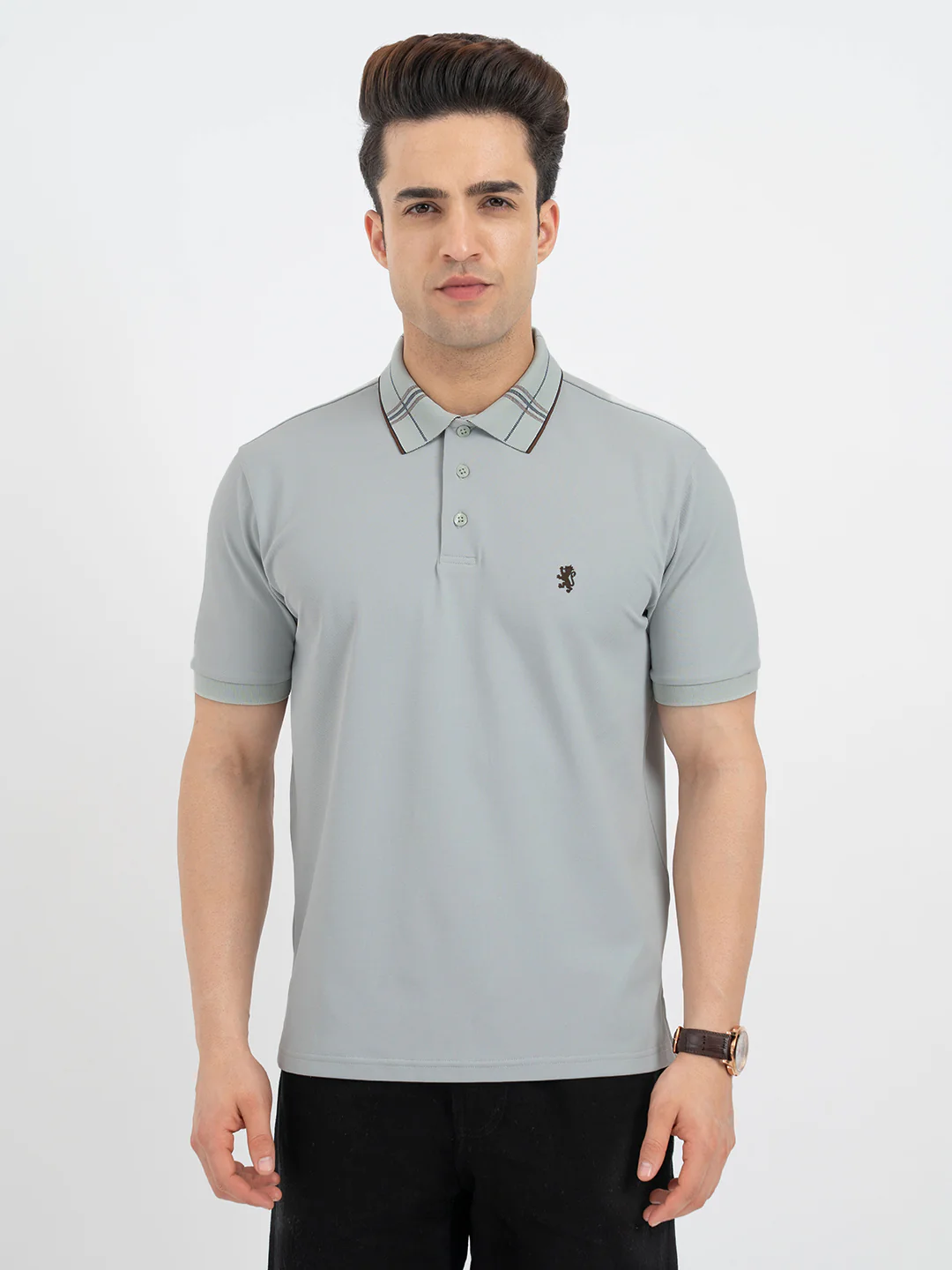 T Shirts for Men in Slate Green - Image 7
