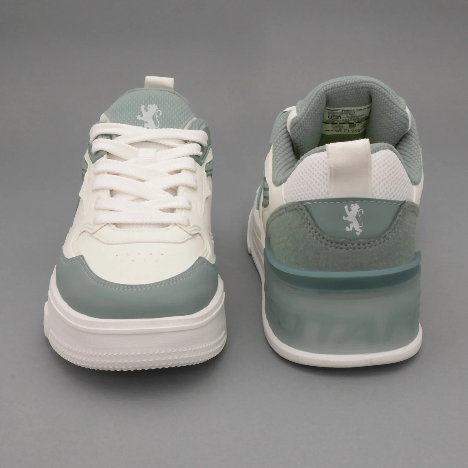 Teal and White  Sneakers for Women - Image 4