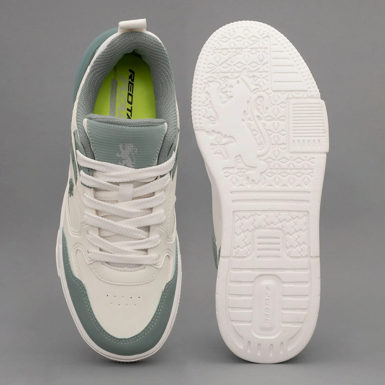 Teal and White  Sneakers for Women - Image 5