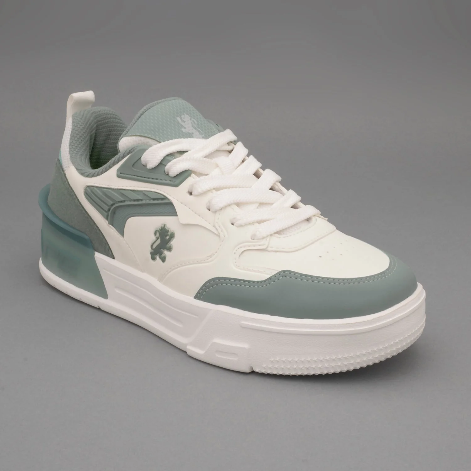 Teal and White  Sneakers for Women - Image 6