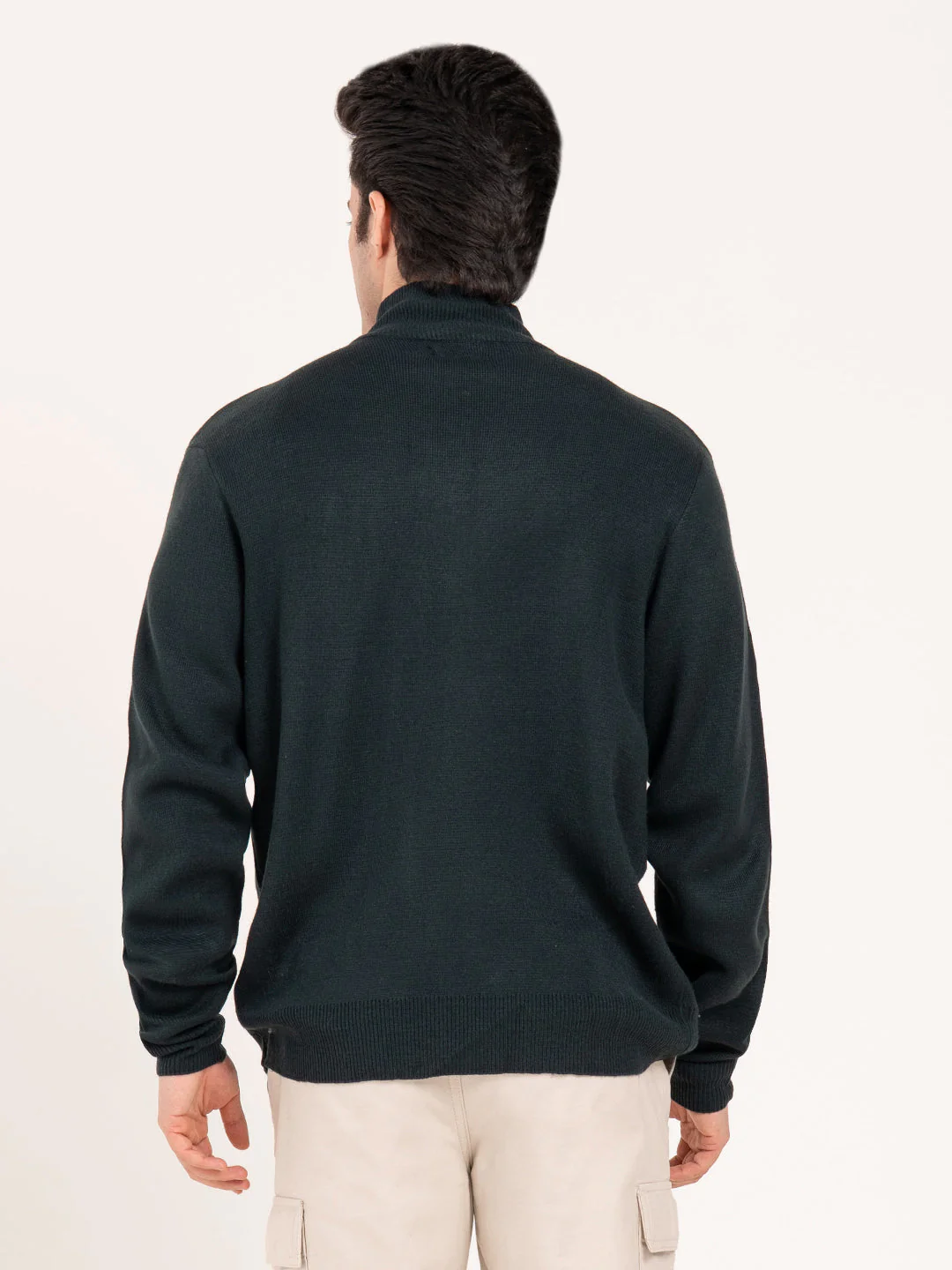 Teal Men's Sweaters for Winters | Effortless Winter Warmth - Image 4