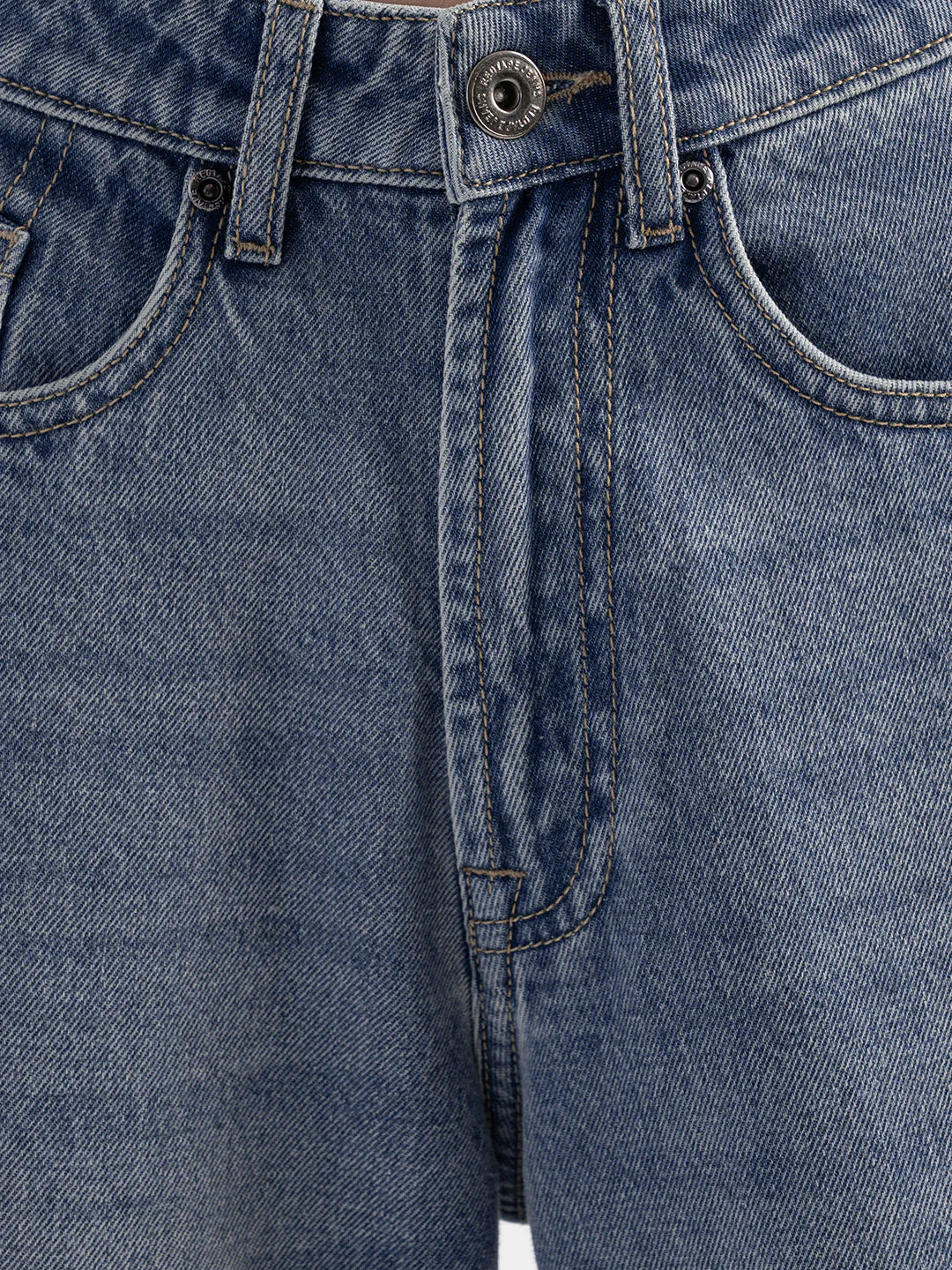 Vintage Blue Flare Fit Jeans for Women | Casual Wear - Image 4