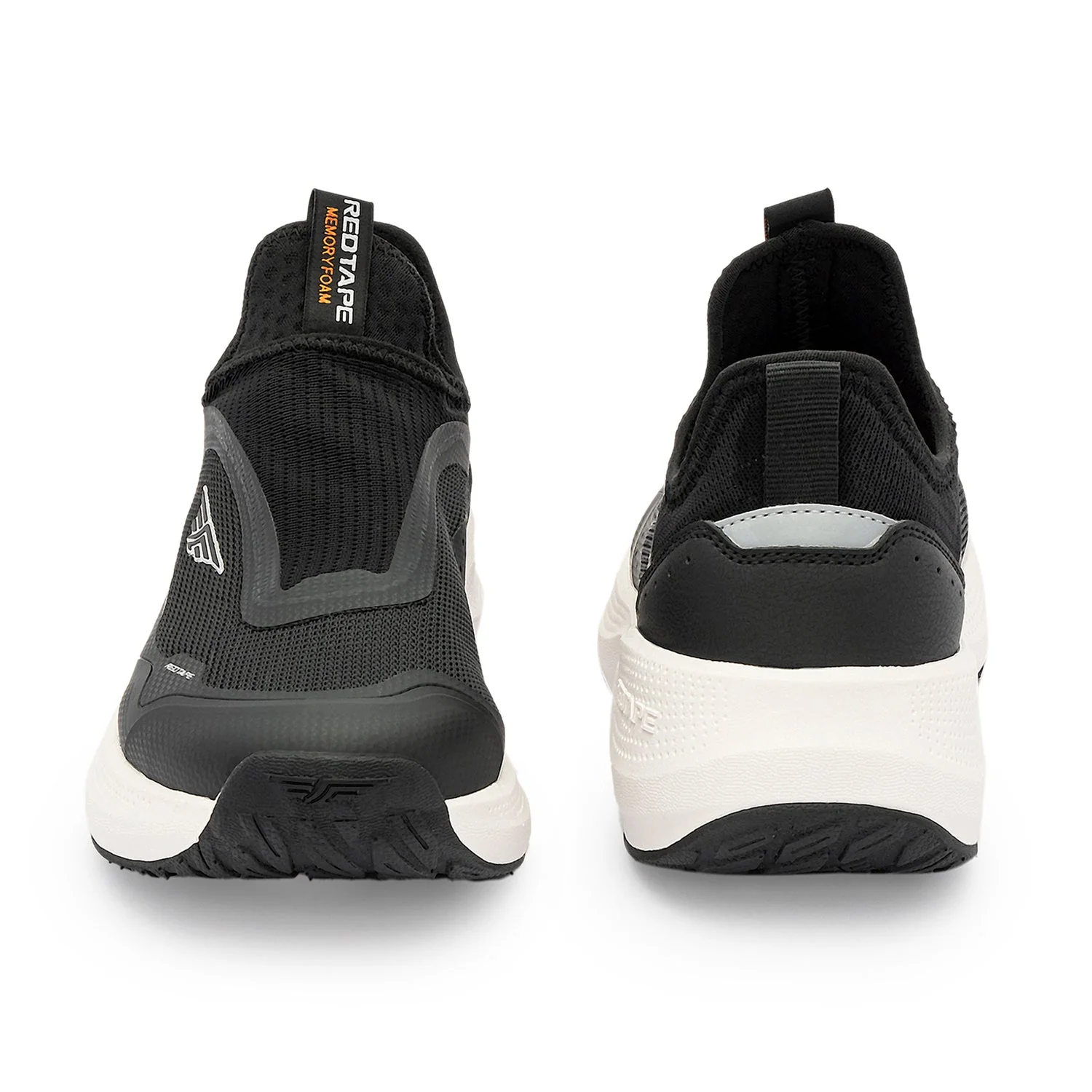 Walking Shoes for Women in Black and White | Slip-On Shoes - Image 4