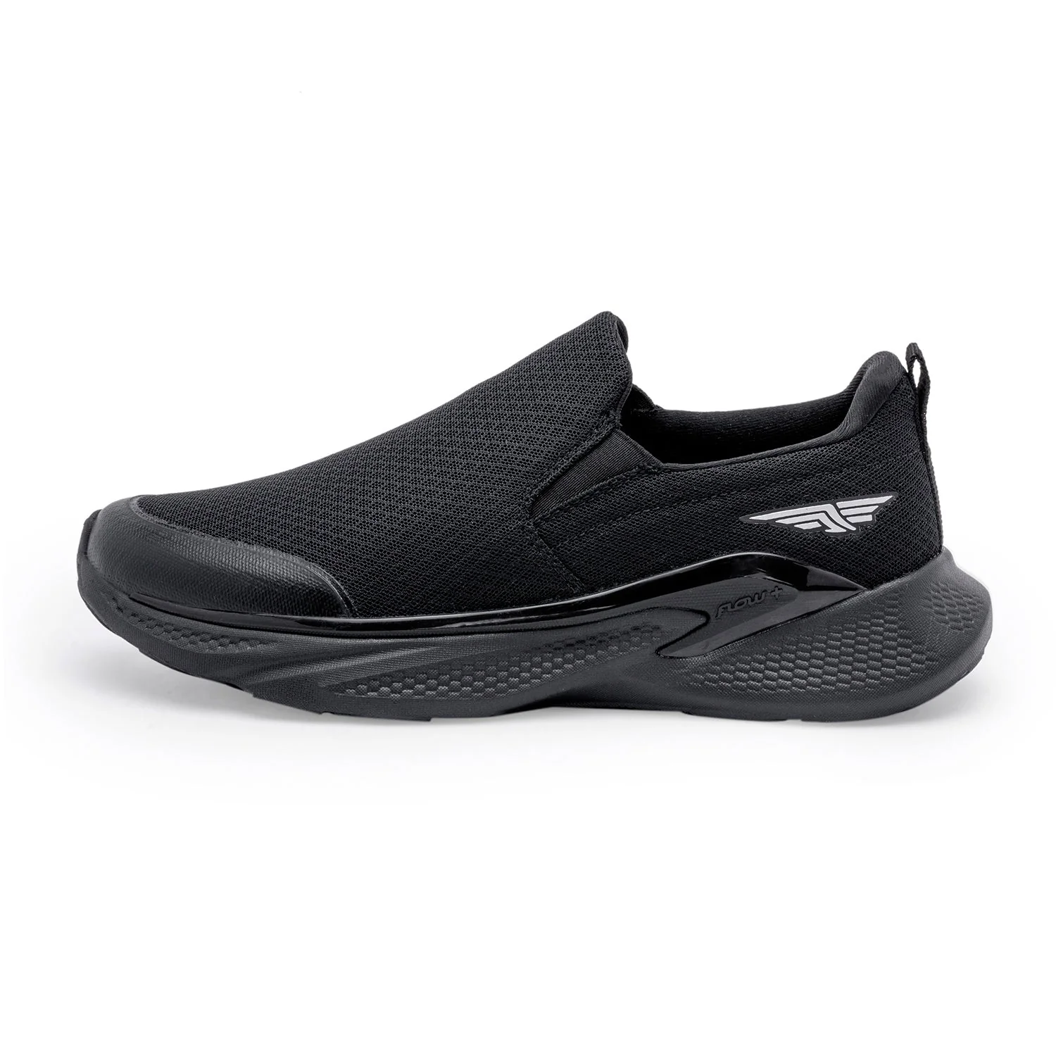 Walking-Slip-On-Shoes-for-Men-in-Black-|-Low-Cut-Walking-Shoes. - Image 3