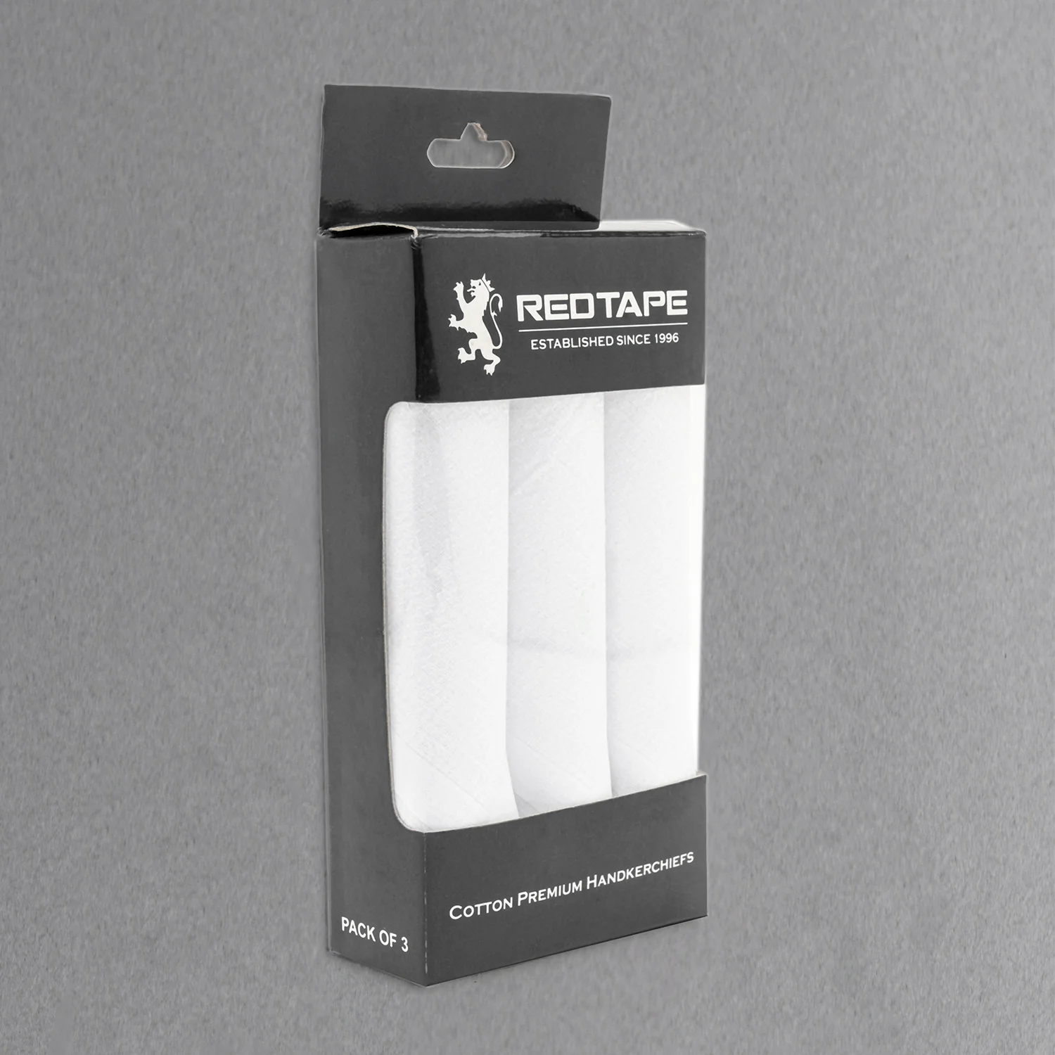White Handkerchief for Men Pack of 3 Pairs - Image 4