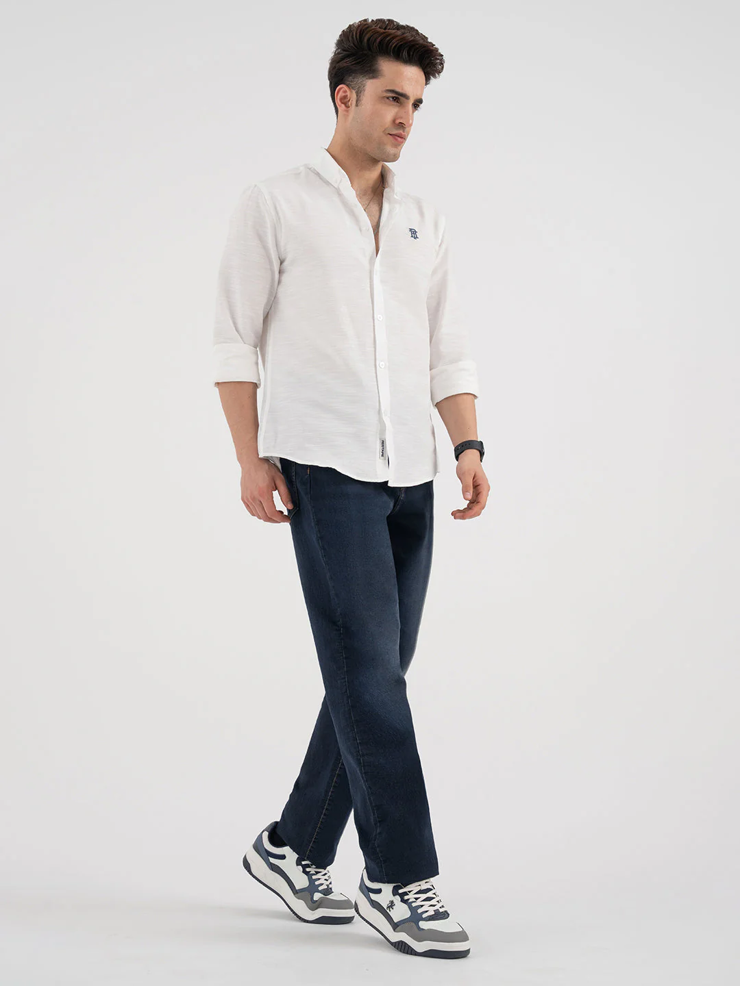 Red Tape White Shirt for Men - Image 5