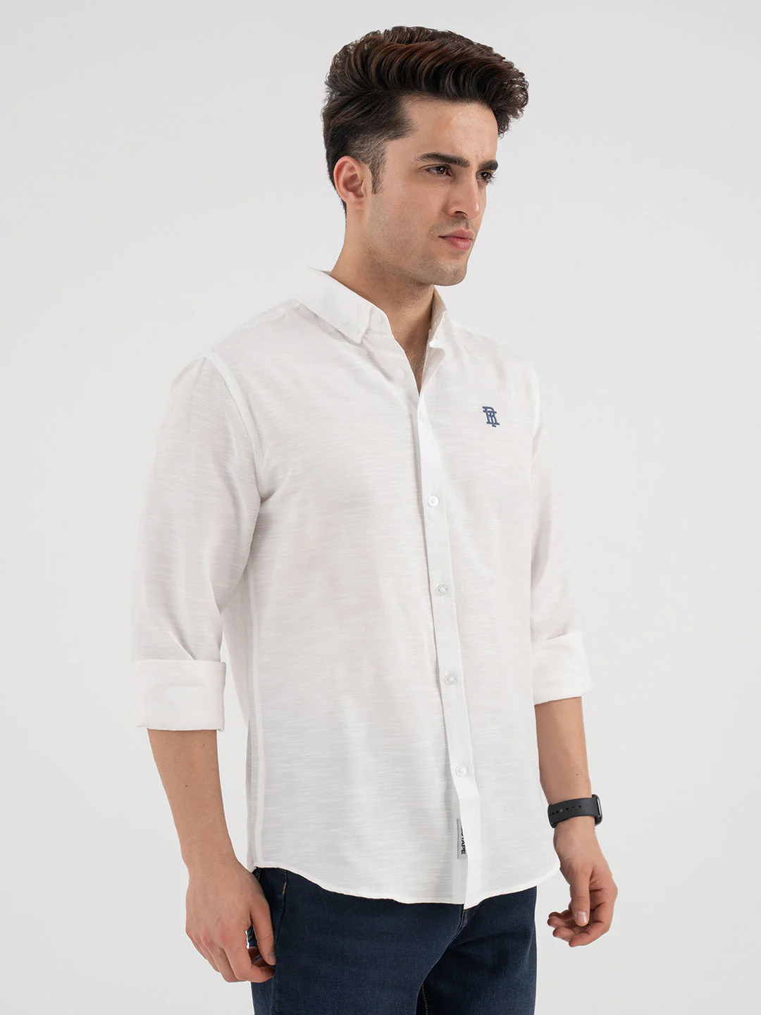 Red Tape White Shirt for Men - Image 6