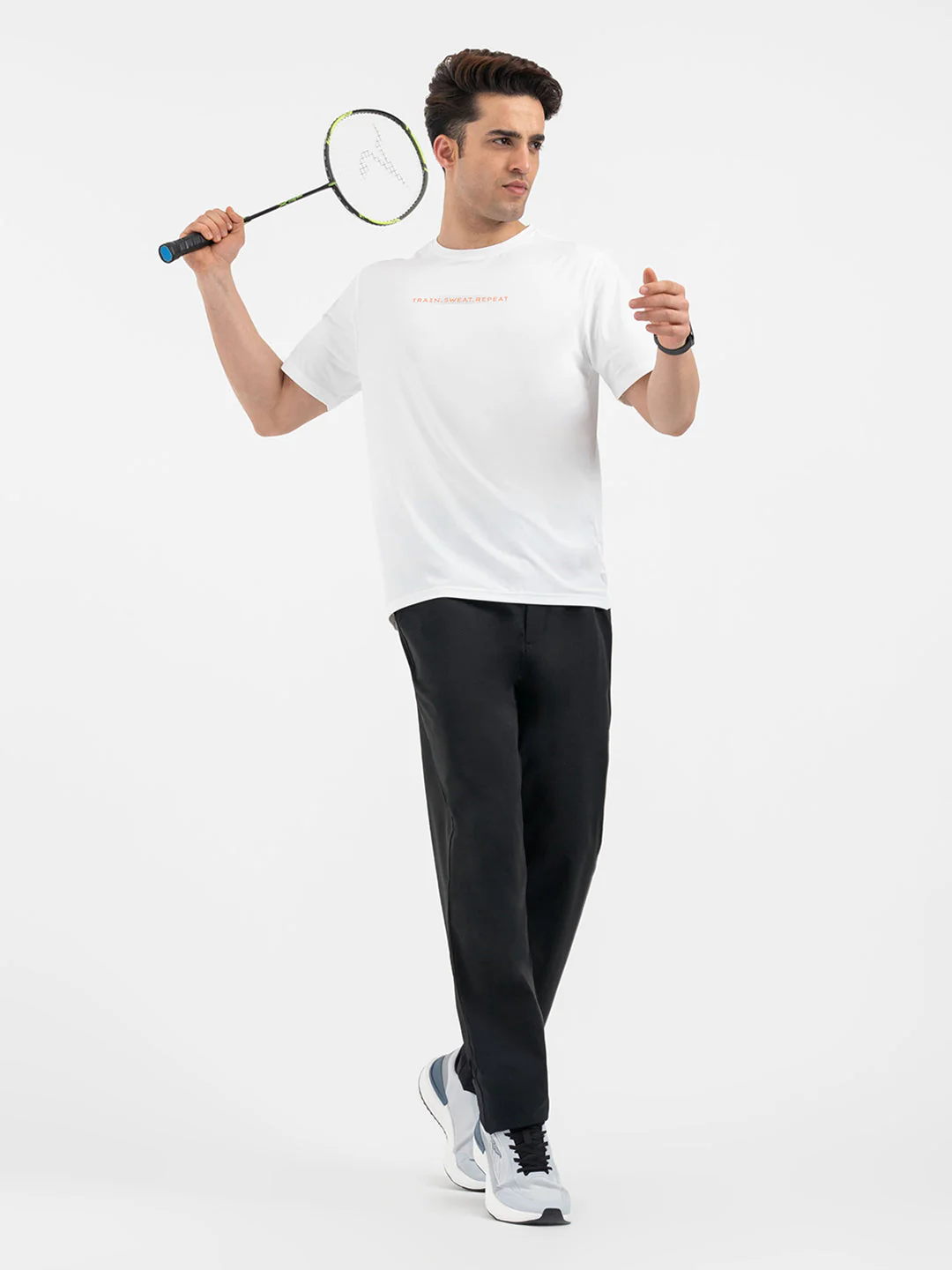 Red Tape White T-Shirt for Men | Graphic Activewear - Image 5