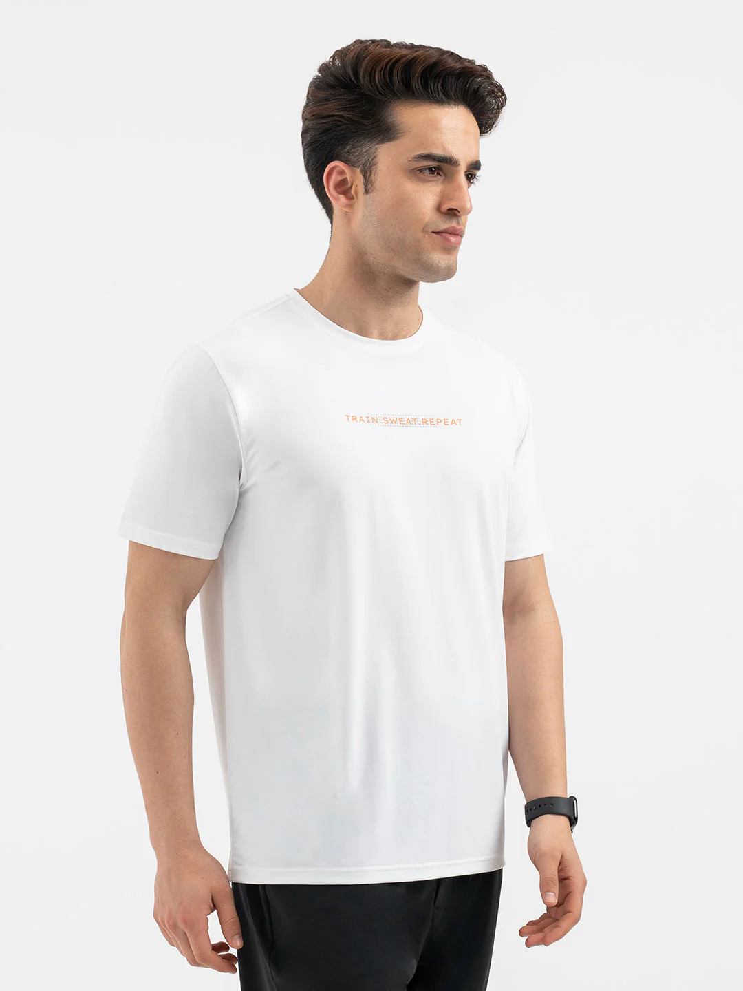 Red Tape White T-Shirt for Men | Graphic Activewear - Image 6