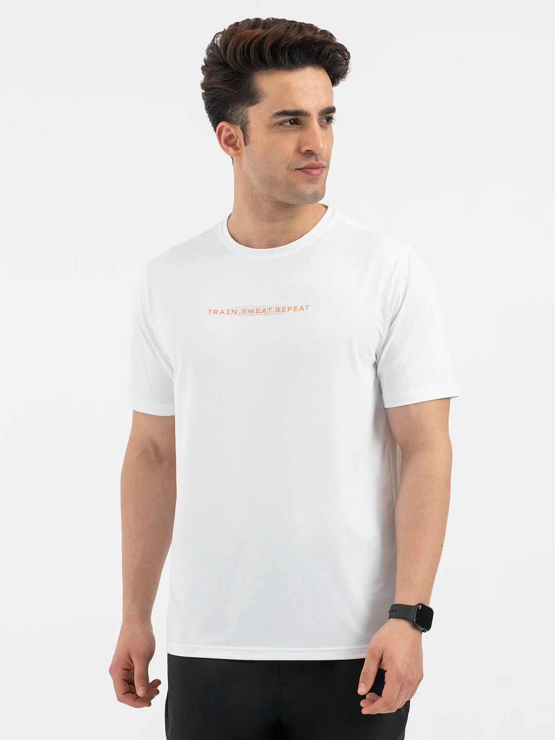 Red Tape White T-Shirt for Men | Graphic Activewear - Image 8
