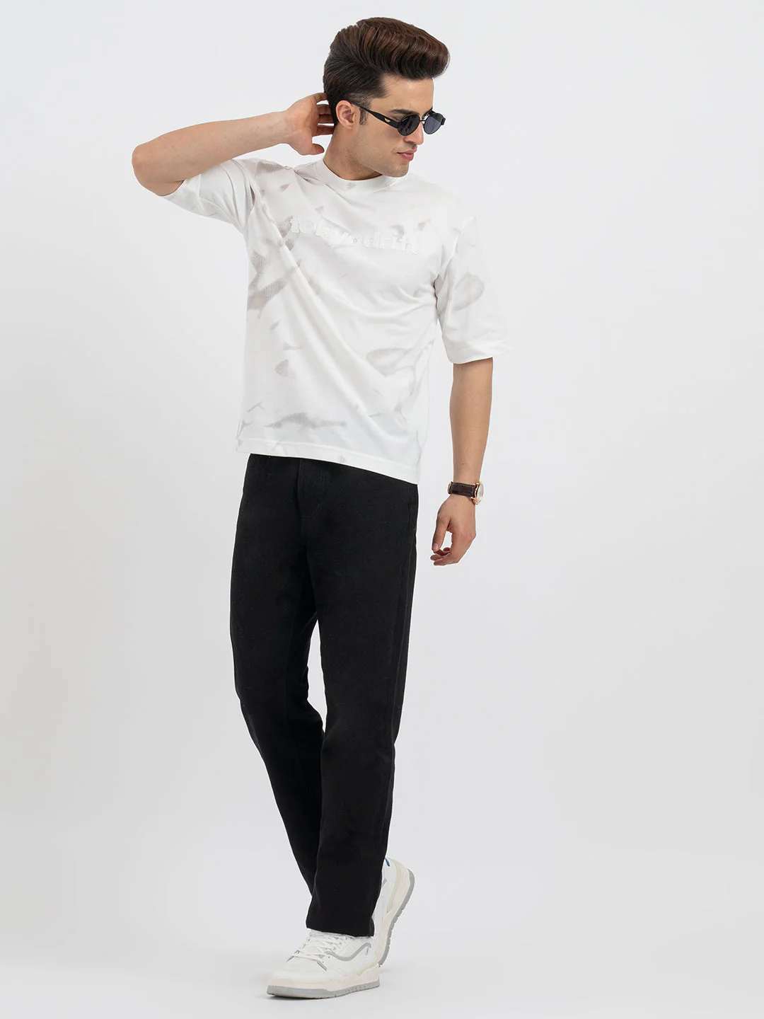 White T Shirt for Men - Image 5
