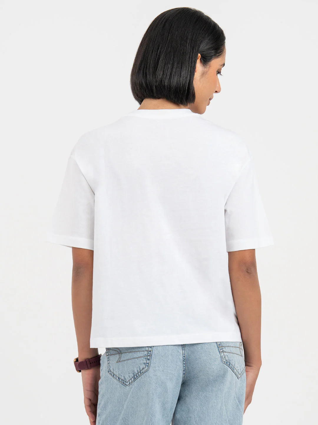 White T-Shirt for Women - Image 3