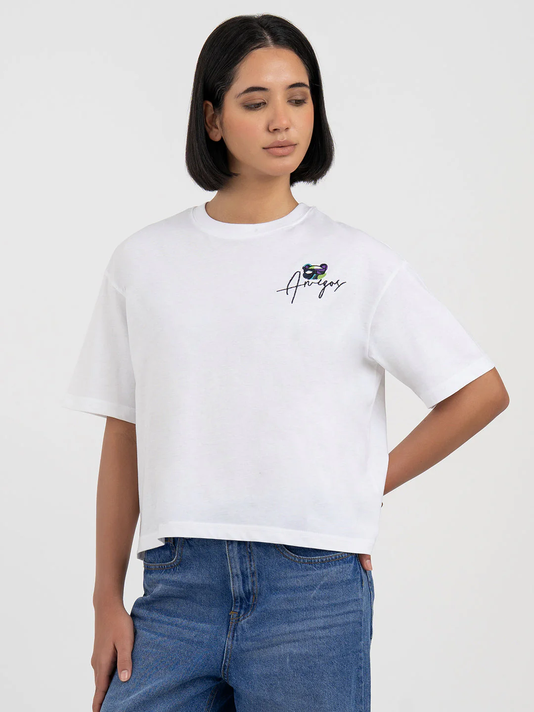 White T-Shirt for Women - Image 2