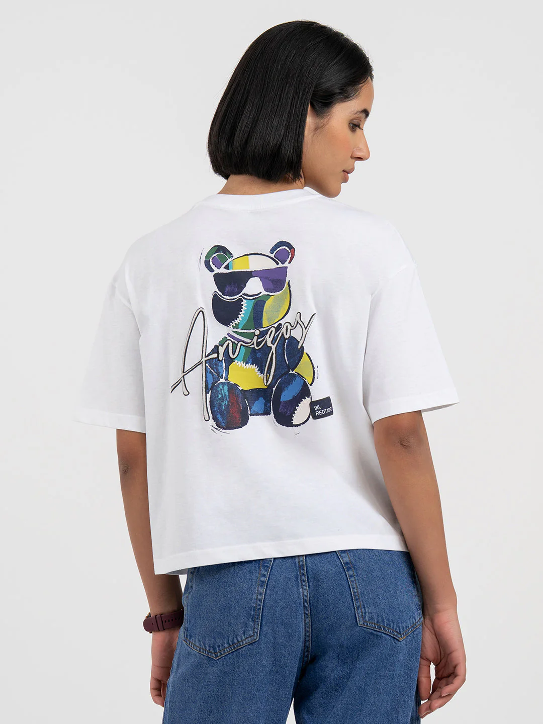 White T-Shirt for Women - Image 4